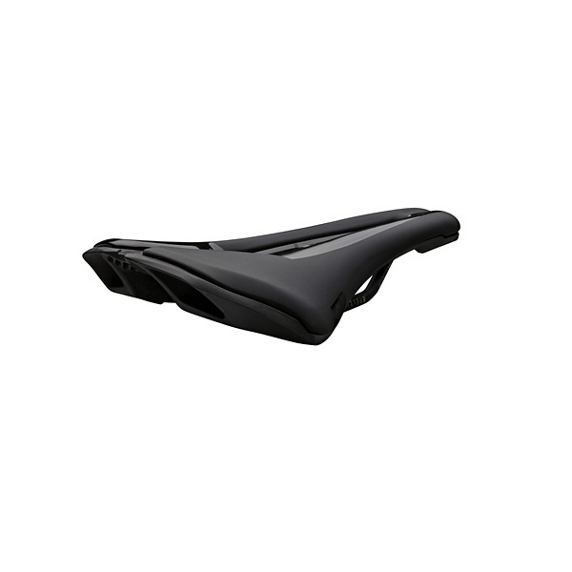 STEALTH PERFORMANCE CURVED 142mm PRO Zadel Stalen Rails Zwart