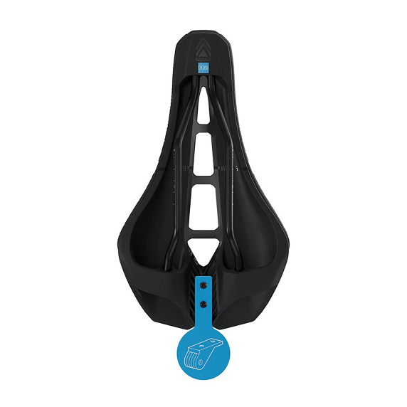 PRO 3D TEAM Zadel 152mm Carbon Rails Zwart