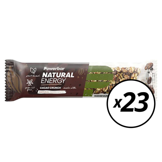 23 POWERBAR NATURAL ENERGY Bars (40 g) Cacao Crunch - Datum Courte