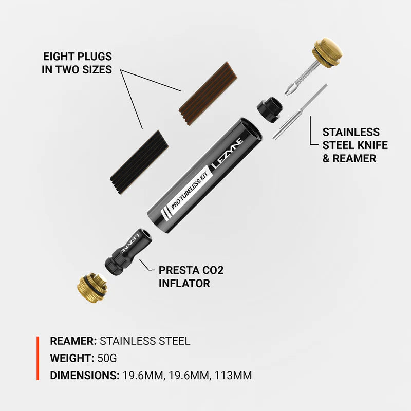 LEZYNE PRO TUBELESS reparatieset