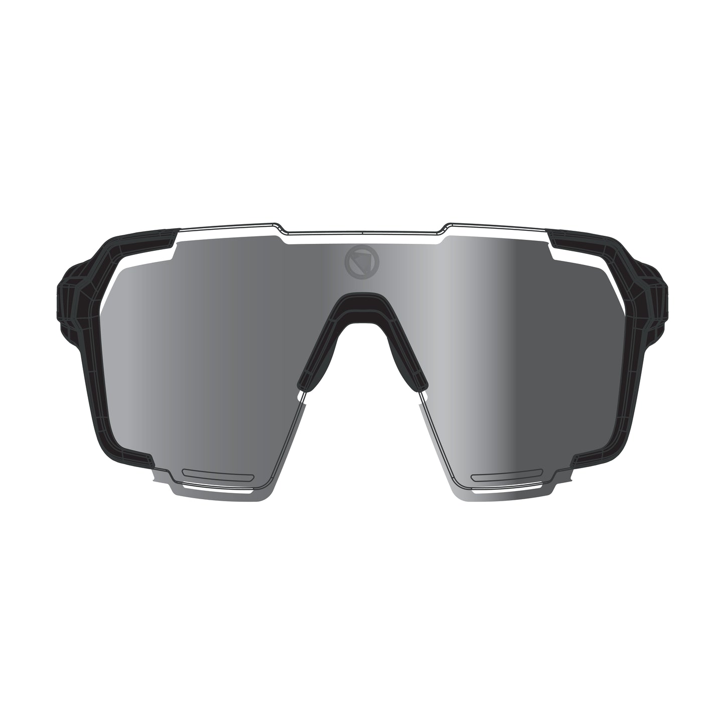 ENDURA SINGLETRACK FRAMELESS Stofbril Zwart 2025