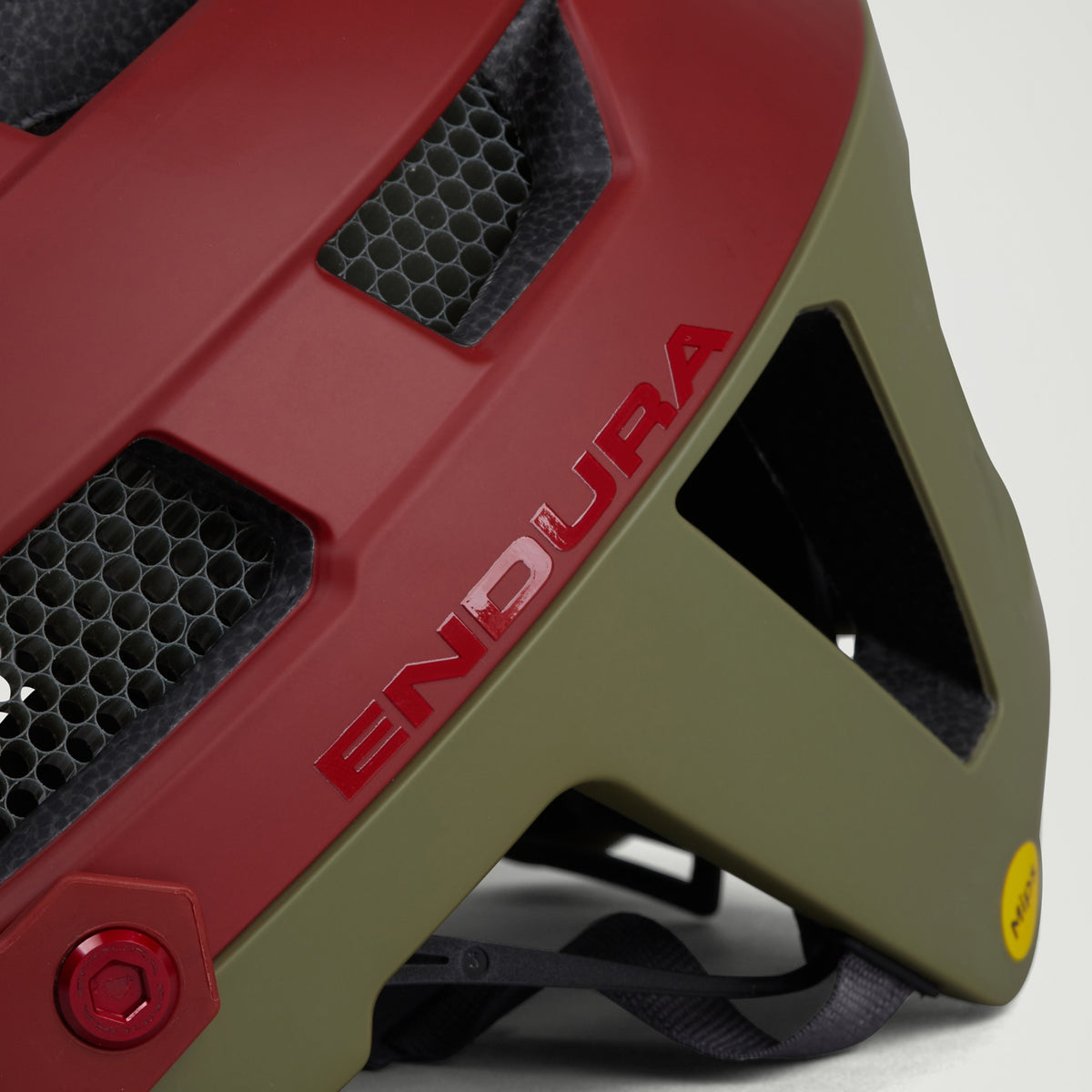 ENDURA SINGLETRACK MIPS rode/groene mtb-helm