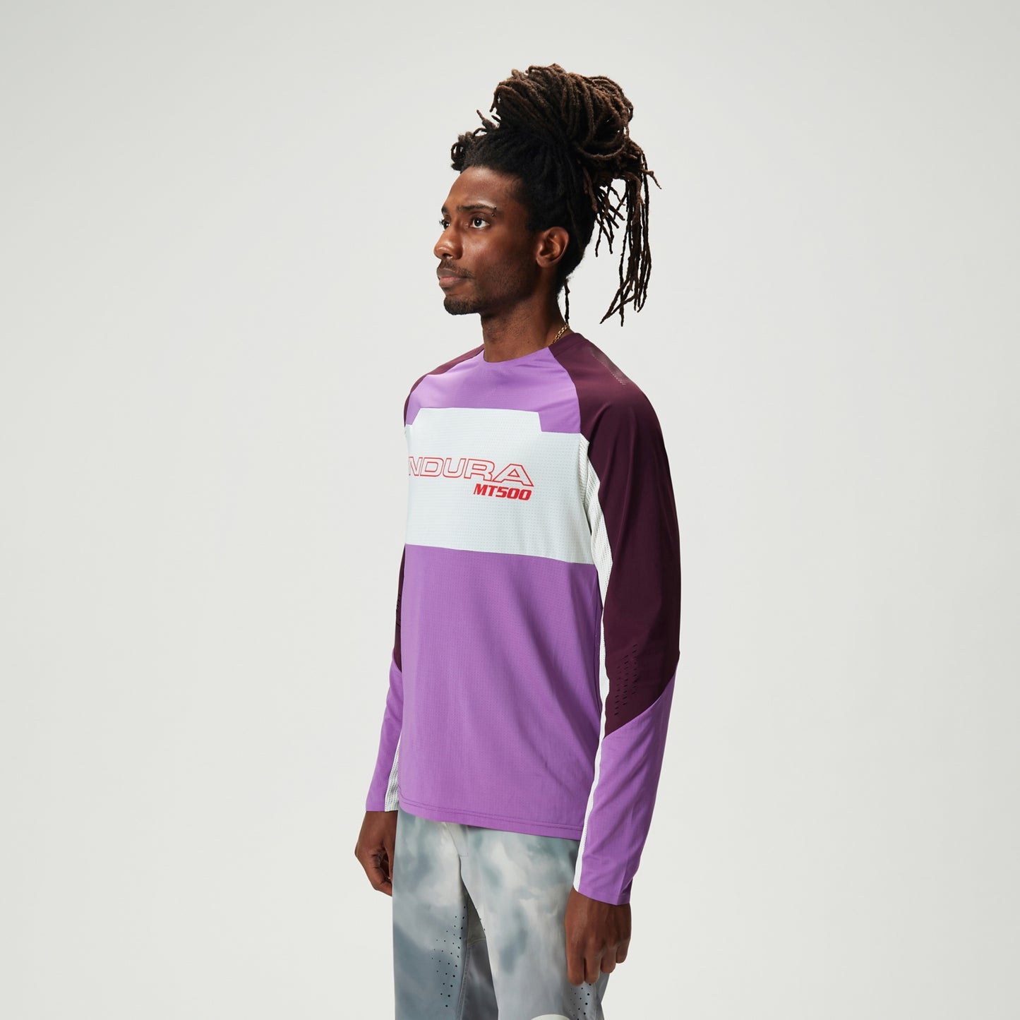 ENDURA MT500 BURNER LITE Lange Mouw Trui Paars