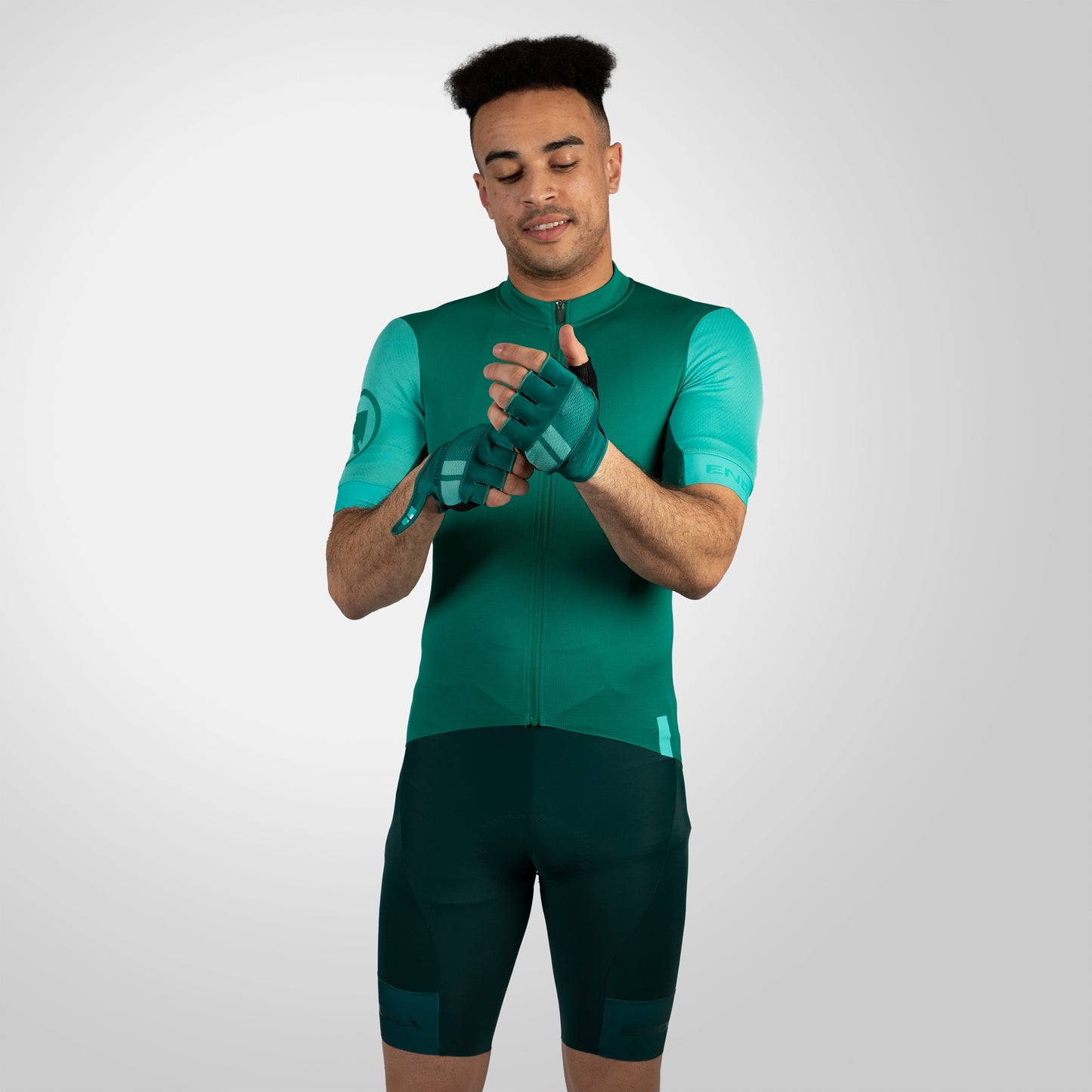 ENDURA FS260 Korte Mouw Trui Groen/Turquoise