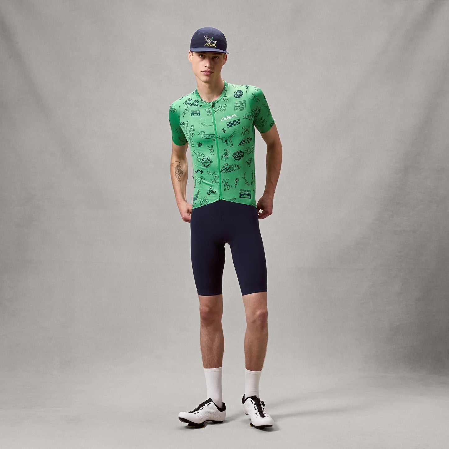 ENDURA PRO SL PRINT Korte Mouw Jersey Groen