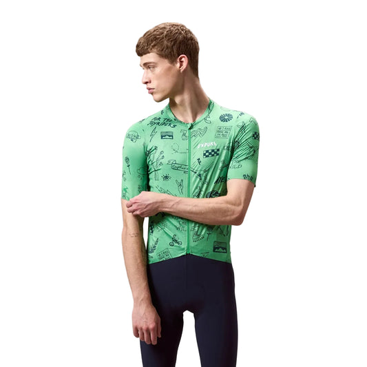 ENDURA PRO SL PRINT Korte Mouw Jersey Groen