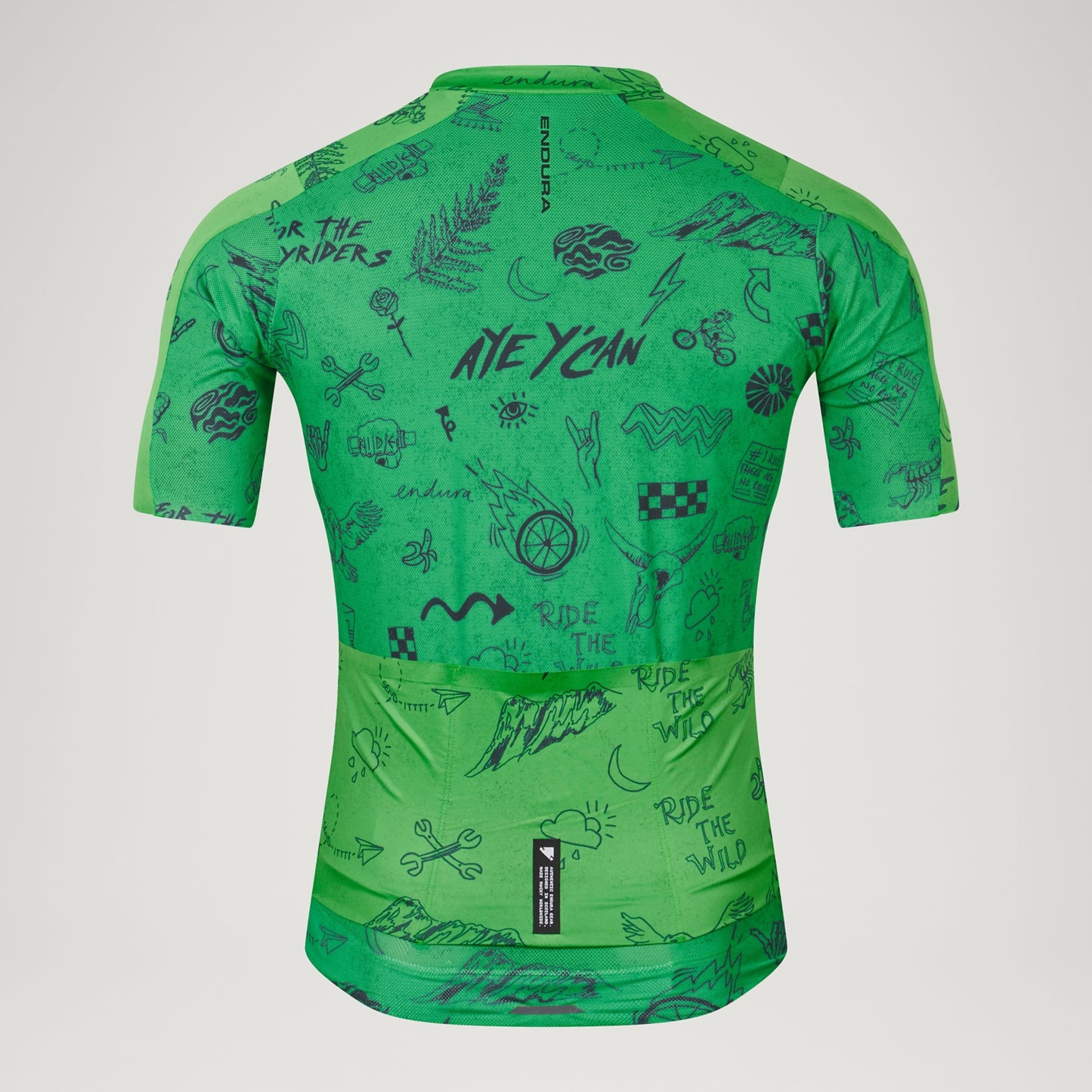ENDURA PRO SL PRINT Korte Mouw Jersey Groen