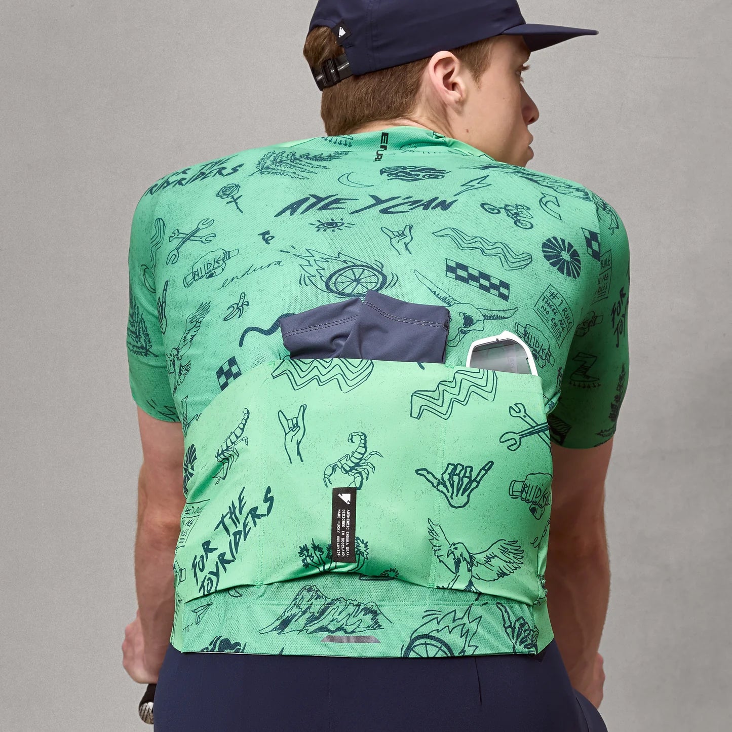 ENDURA PRO SL PRINT Korte Mouw Jersey Groen