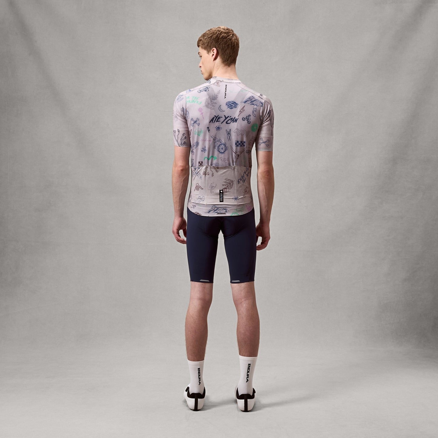 ENDURA PRO SL PRINT korte mouwen titanium jersey