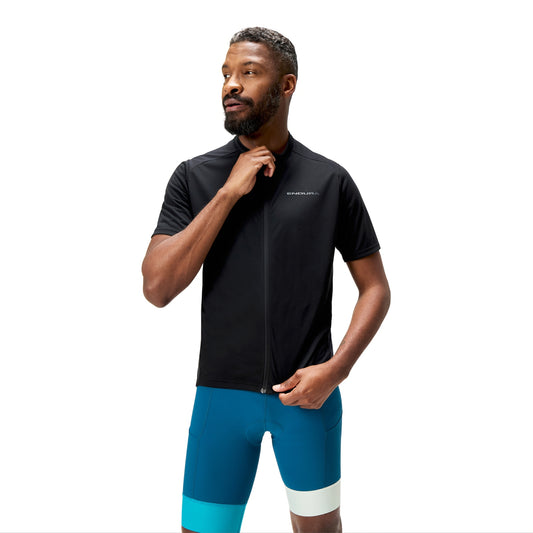 ENDURA LOOP ZIPPED Korte Mouw Trui Zwart