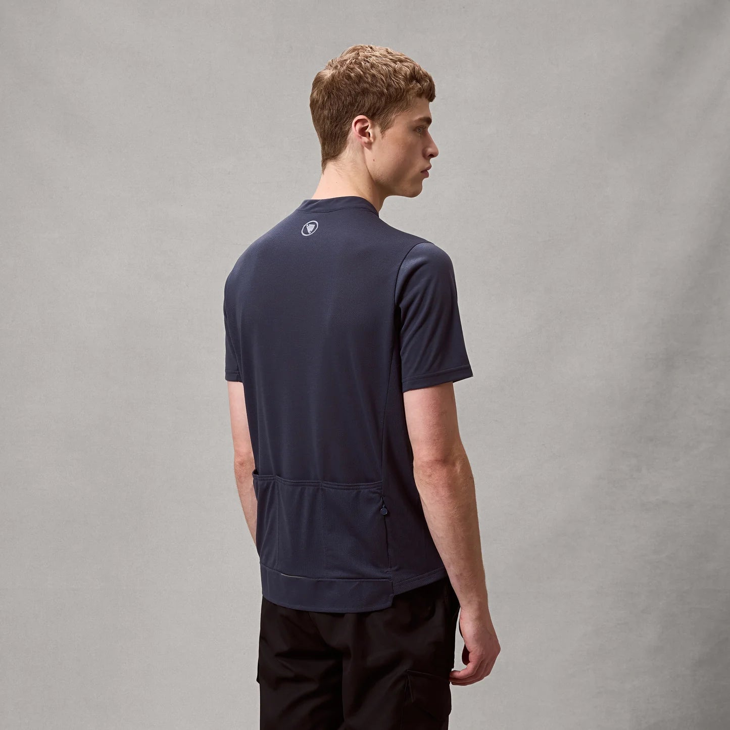 ENDURA LOOP ZIPPED Korte Mouw Koolstof Trui Grijs