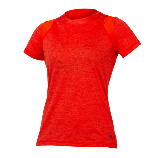 ENDURA SINGLETRACK II Korte Mouw Jersey Rood