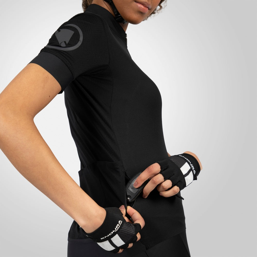 ENDURA FS260 Damestrui Korte Mouw Zwart 2025