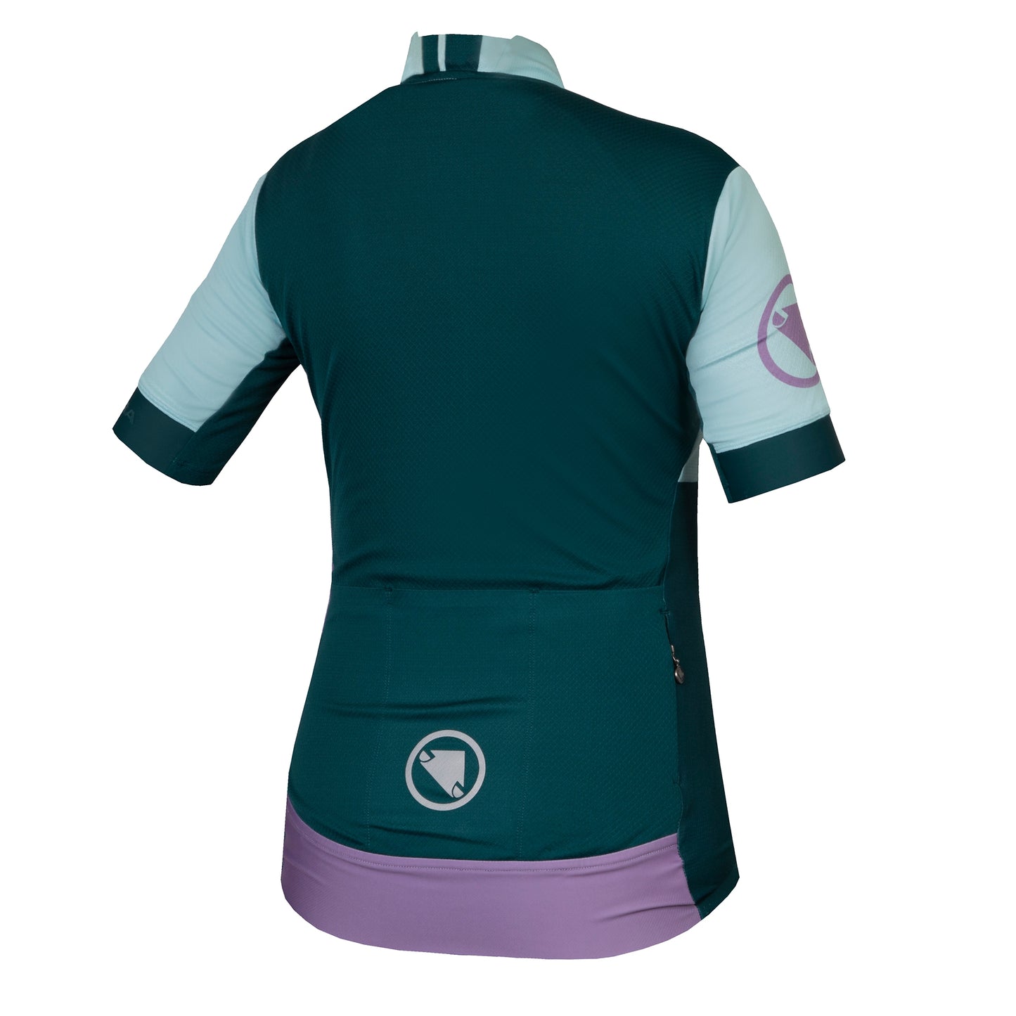 ENDURA FS260 PRINT Dames Trui Korte Mouw Blauw/Paars