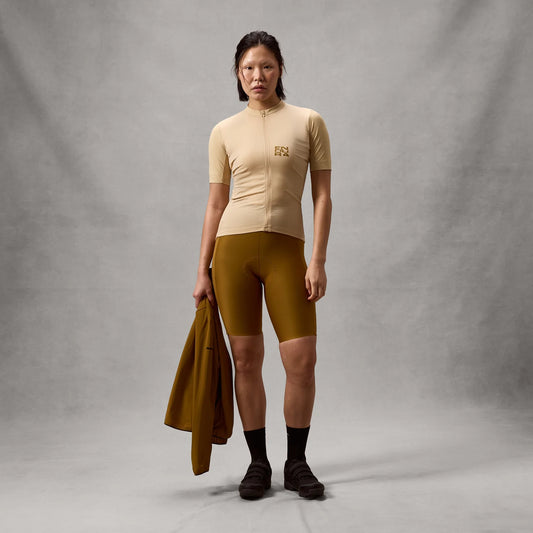 Dames ENDURA ALLTRACK RIDE Short Sleeve Jersey Sand