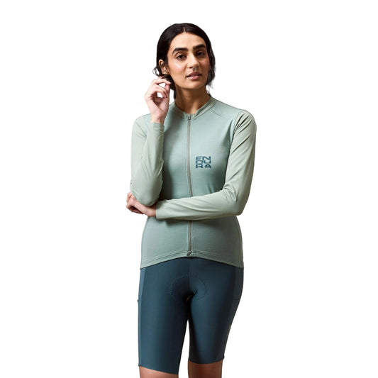 Shirt ENDURA ALLTRACK RIDE Dames Lange Mouwen Sage Green