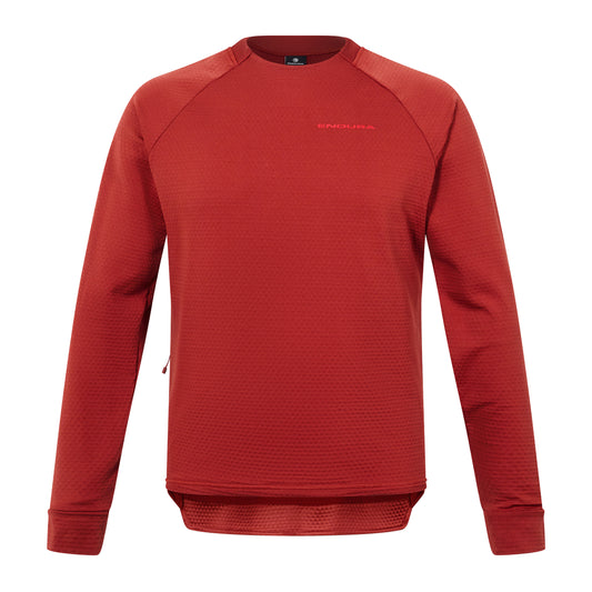 ENDURA SINGLETRACK FLEECE lange mouwen Jersey Brick