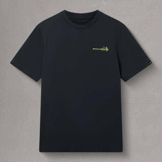 ENDURA PEDAL POWER GRAPHIC Carbon T-shirt Grijs