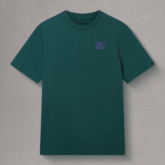 ENDURA STACKED LOGO GRAPHIC T-shirt groenblauw