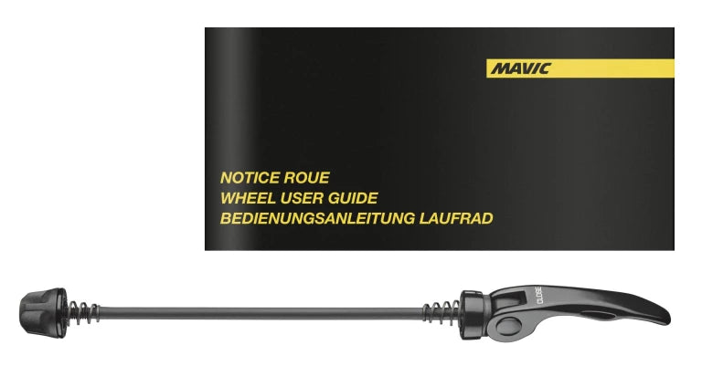 Paar MAVIC AKSIUM wielen met banden