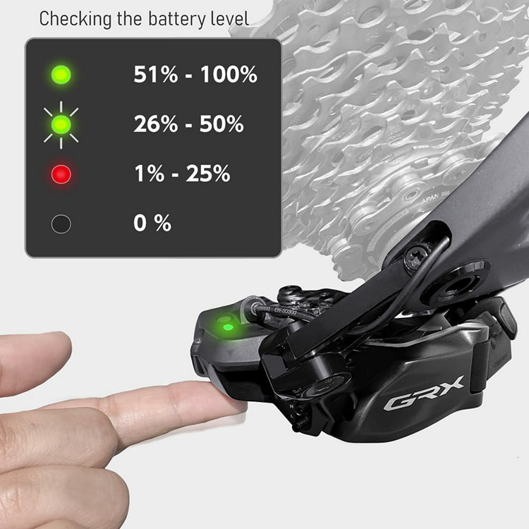 SHIMANO GRX RX825 Di2 12 versnellingen achterderailleur