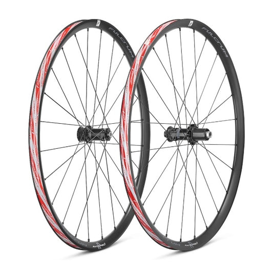 Paar FULCRUM RAPID RED AL 700c wielen zonder luchtbanden (Center Lock)