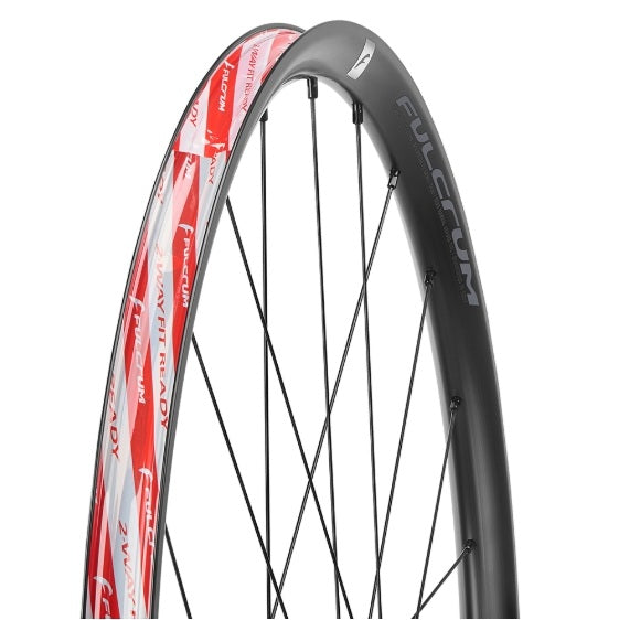 Paar FULCRUM RAPID RED AL 700c wielen zonder luchtbanden (Center Lock)
