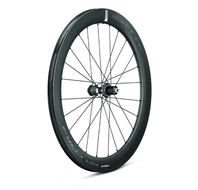 Paar FULCRUM SPEED 57 C23 DISC wielen met banden (middenslot)