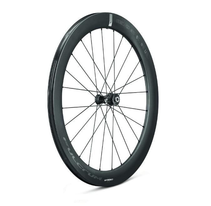 Paar FULCRUM SPEED 57 C23 DISC wielen met banden (middenslot)