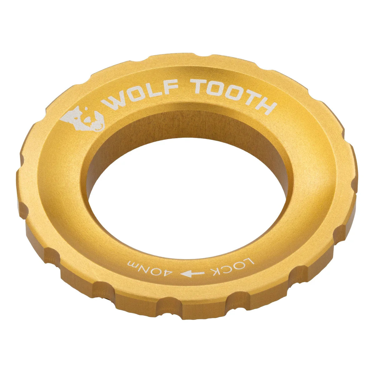 WOLF TOOTH Centerlock-moer (extern), goudkleurig