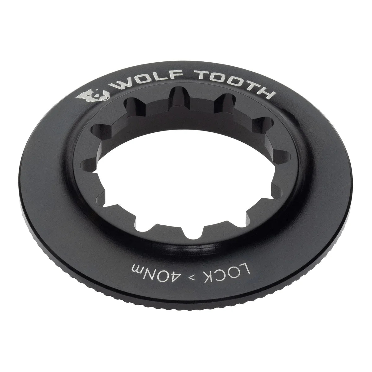 WOLF TOOTH Centerlock-moer (inwendig), zwart
