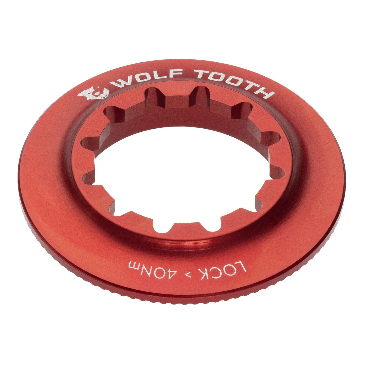 WOLF TOOTH rode Centerlock-moer (inwendig)