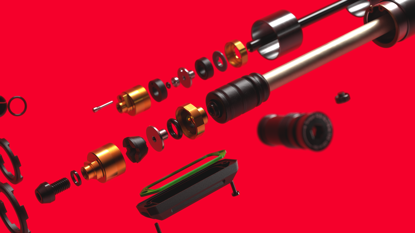 ROCKSHOX BOXXER ULTIMATE CHARGER 3.2 RC2 29" vork as 20x110mm Boost zwart