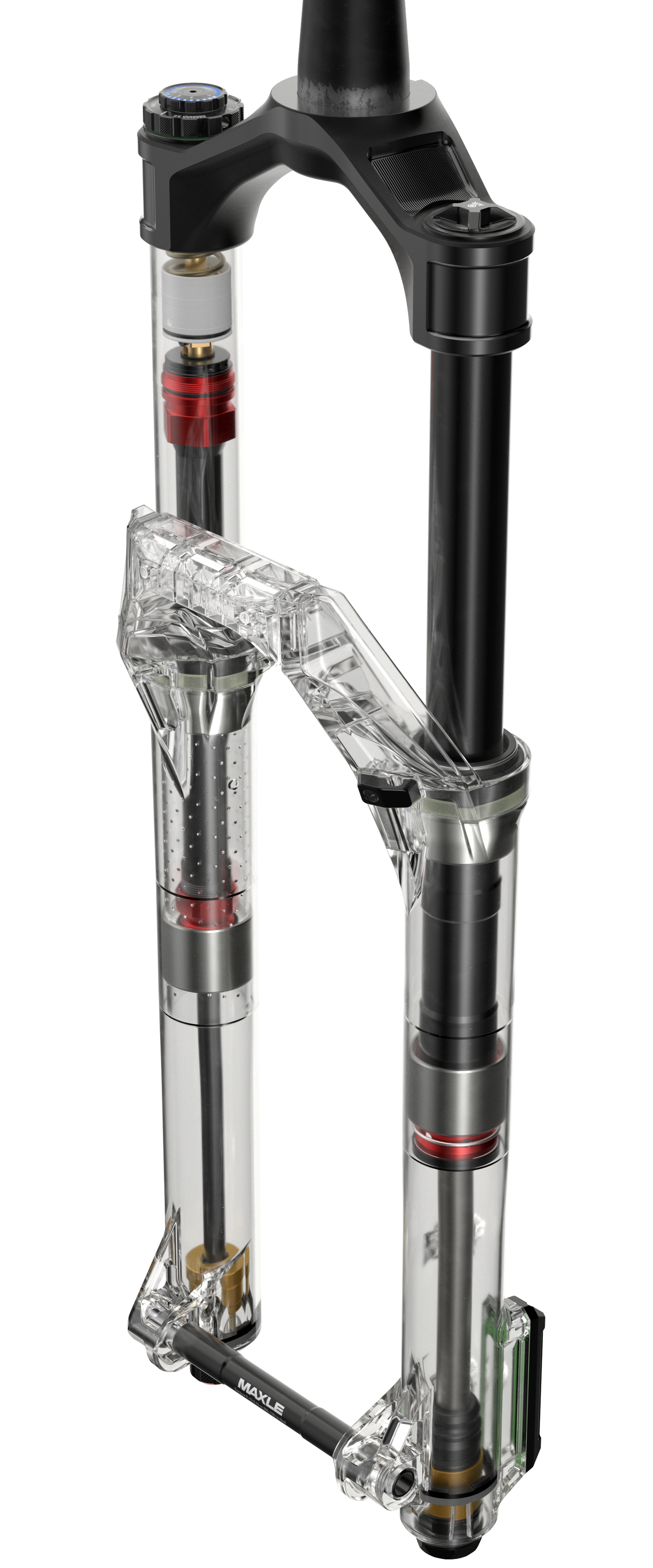 Voorvork Lyrik Ultimate CHARGER 3.2 RC2 - 27,5" Boost™ 15x110 Gloss Black Alum Str Tpr 44offset C5/R55 LinearXL (inclusief Bolt On Spatborden, Stermoer, Maxle Stealth)E1