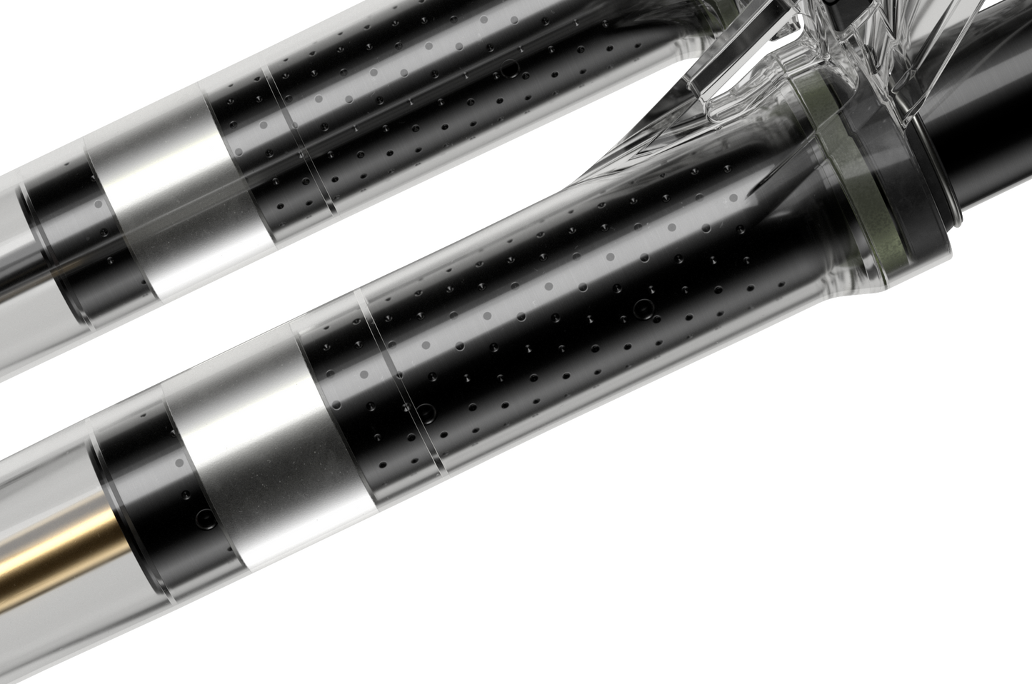 Voorvork Lyrik Ultimate CHARGER 3.2 RC2 - 27,5" Boost™ 15x110 Gloss Black Alum Str Tpr 44offset C5/R55 LinearXL (inclusief Bolt On Spatborden, Stermoer, Maxle Stealth)E1