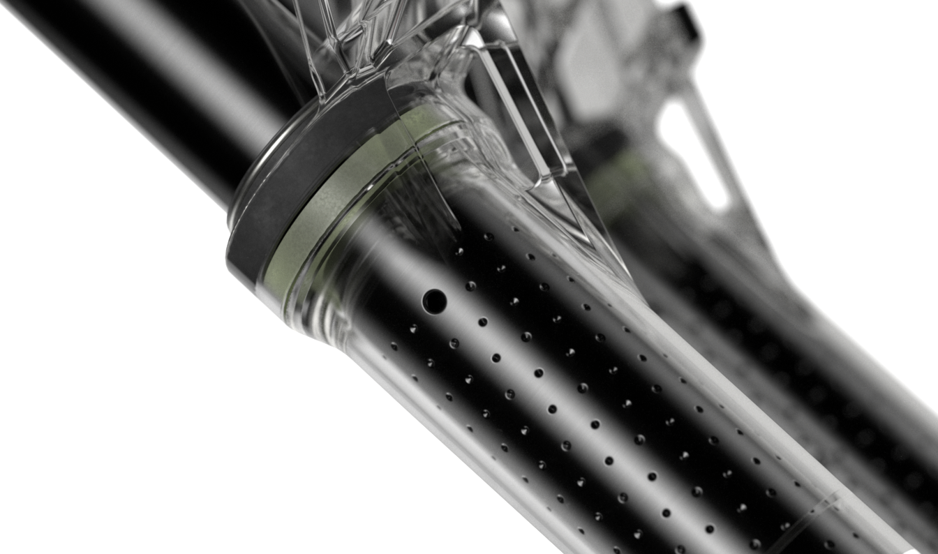 Voorvork Lyrik Ultimate CHARGER 3.2 RC2 - 27,5" Boost™ 15x110 Gloss Black Alum Str Tpr 44offset C5/R55 LinearXL (inclusief Bolt On Spatborden, Stermoer, Maxle Stealth)E1