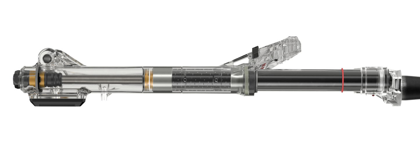 Voorvork ZEB Ultimate CHARGER 3.2 RC2 - 29" Boost™ 15x110 Red Alum Str Tpr C5/R55 44offset LinearXL (inclusief Bolt on Fenders, Star nut, Maxle Stealth) B1