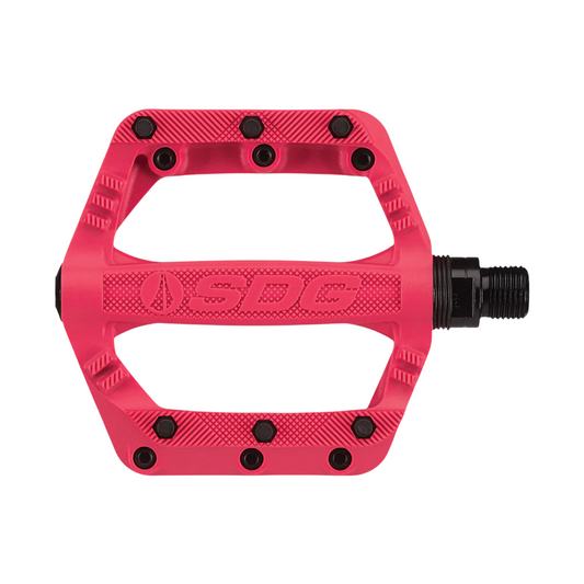 SDG SLATER Junior platte pedalen Rood