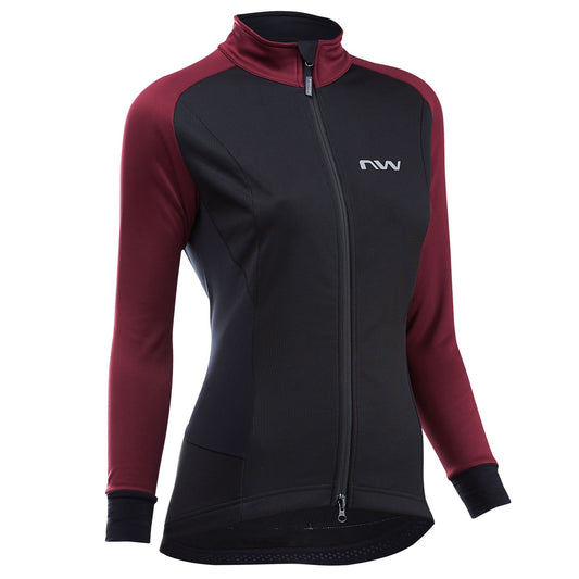 NORTHWAVE RELOAD Jas Bordeaux/Zwart voor dames