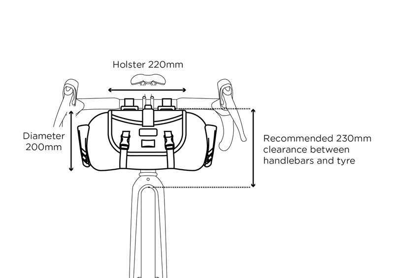 RESTRAP HOSLTER BAR BAG 14 L stuurtas