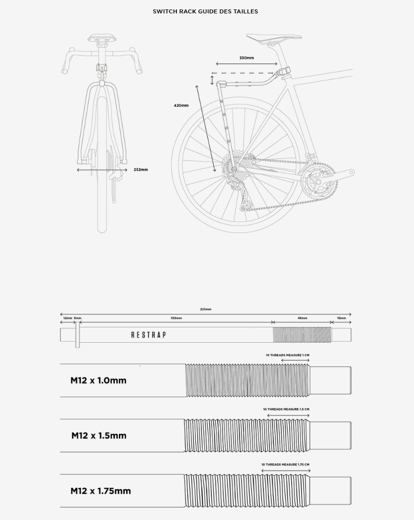 Bagagerek RESTRAP SWITCH RACK
