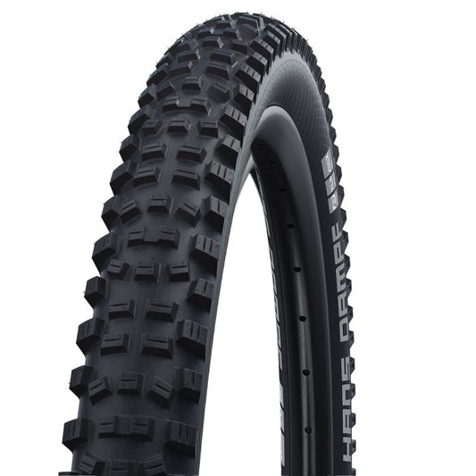 SCHWALBE HANS DAMPF 27.5x2.35 ADDIX Performance Twinskin Tubeless Ready Zacht Zwarte band