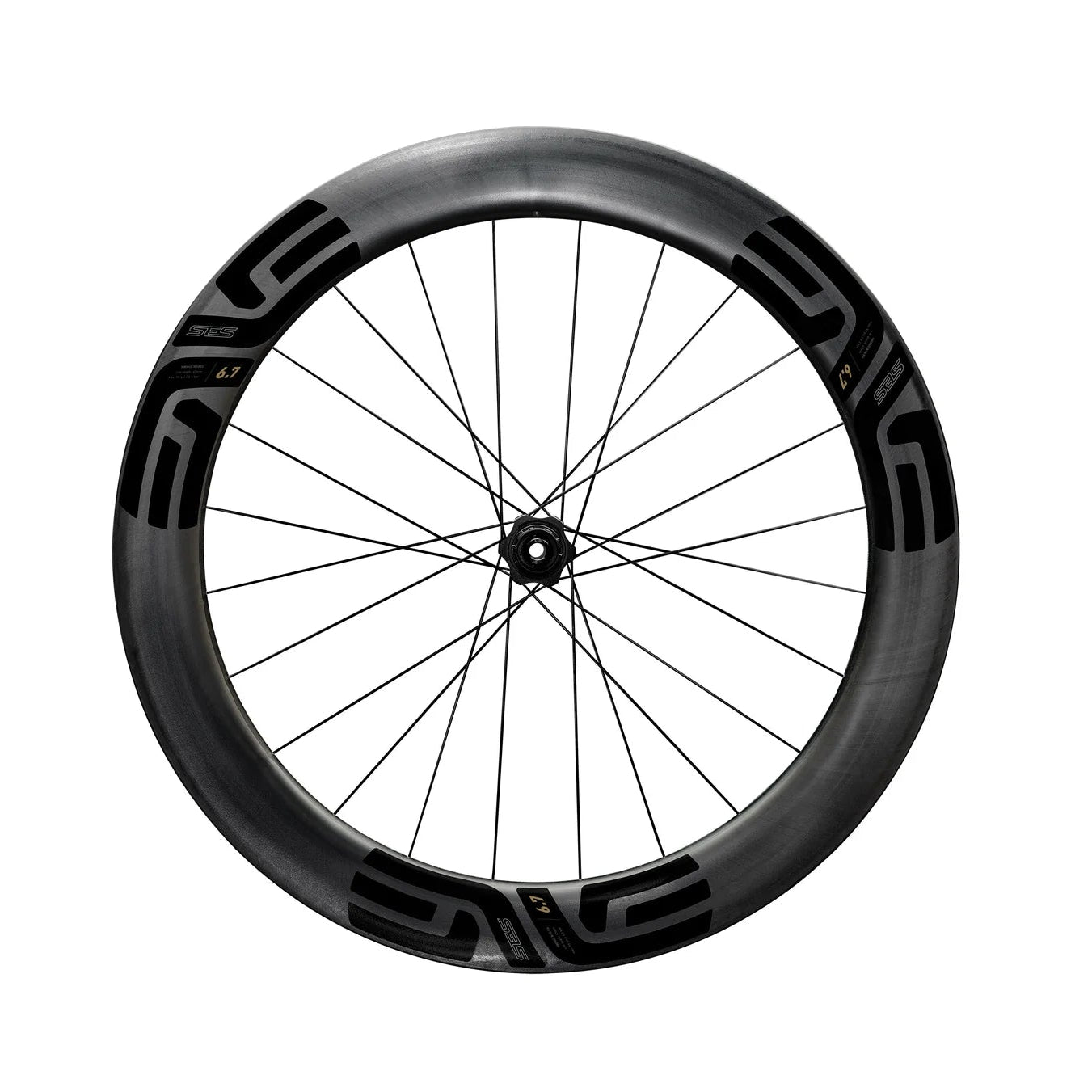 ENVE SES 6.7 Tubeless achterwiel (Center Lock) Zwart