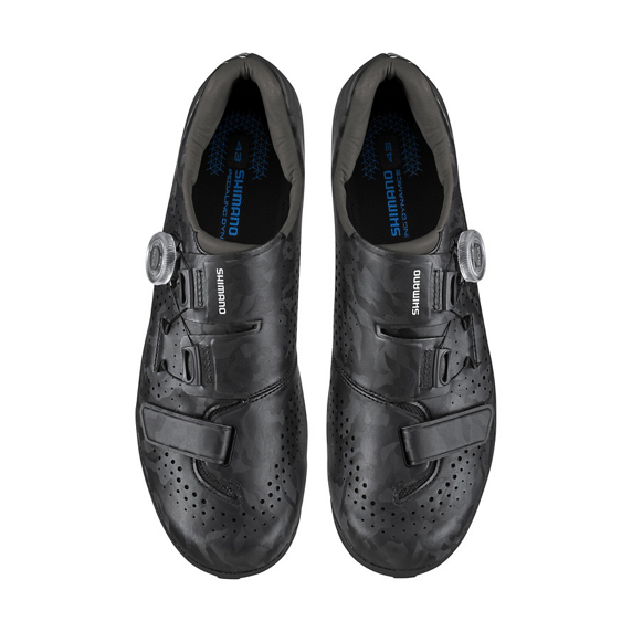 SHIMANO RX600 Grote Zwarte Gravel Schoenen
