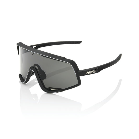 Bril 100% GLENDALE Soft Tact Zwart Rookglas