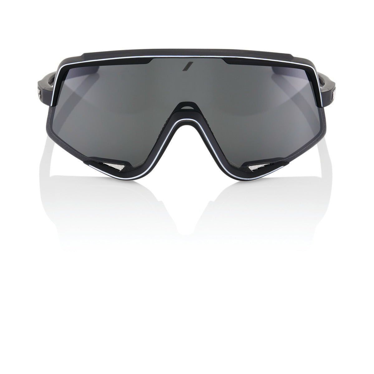 Bril 100% GLENDALE Soft Tact Zwart Rookglas