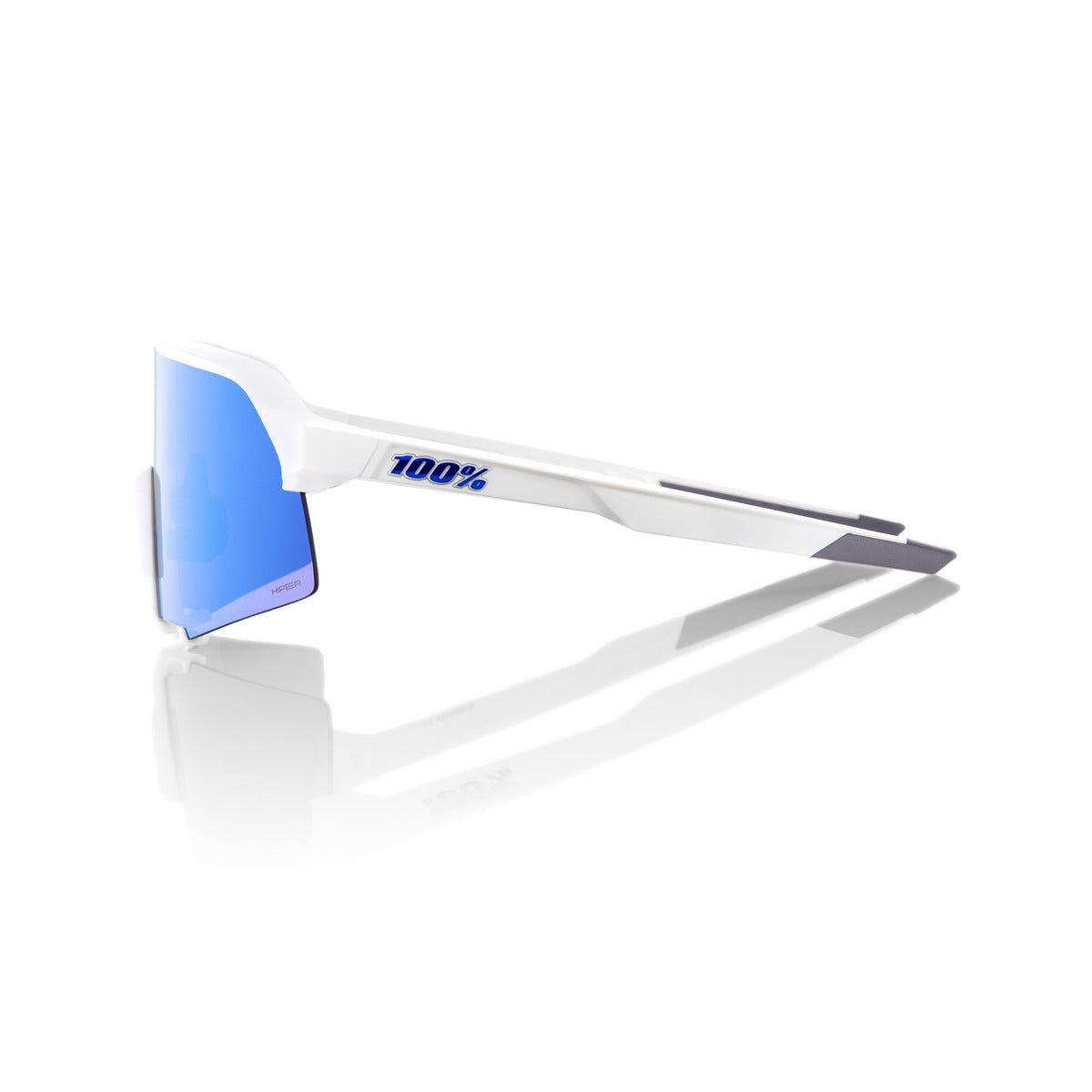 100% S3 Matwit Hiper Multilayer Spiegel Blauw Bril