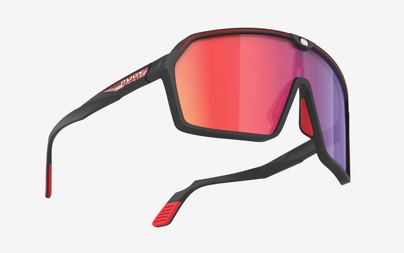 RUDY PROJECT SPINSHIELD Bril Zwart RP Optics Multilaser Rode Lenzen