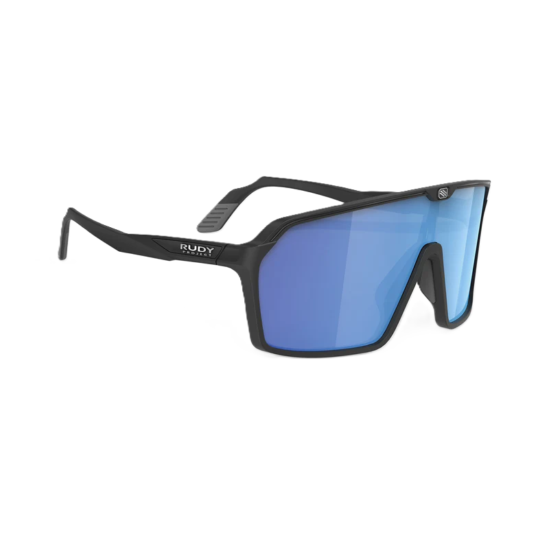 RUDY PROJECT SPINSHIELD Bril Zwart RP Optics Multilaser Blauw Lenzen