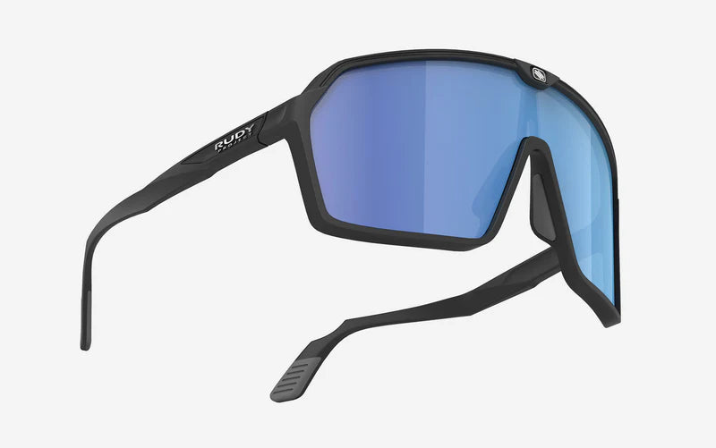 RUDY PROJECT SPINSHIELD Bril Zwart RP Optics Multilaser Blauw Lenzen